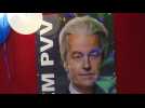 Images of Wilders campaign as exit poll suggests Dutch election win