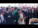 VIDÉO. À Pontivy, un mariage fictif de deux lycéens pour la Sainte-Catherine