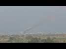 Smoke, explosions ring out as Israel's Iron Dome intercepts Gaza rockets