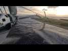 VIDÉO Arkéa Ultim Challenge. Au milieu de l'Atlantique, Thomas Coville vole sur l'eau avec Sodebo 3