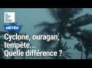 Cyclone, ouragan, tempête... Quelle différence ?