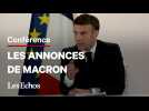 Ce qu'il faut retenir de la conférence de presse d'Emmanuel Macron