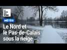 La neige tombe sur le Nord et le Pas-de-Calais