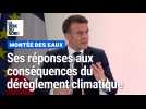 Emmanuel Macron interrogé sur la montée des eaux et les inondations dans le Pas-de-Calais