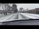 Arras : circulation difficile sur les routes en raison des chutes de neige