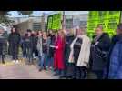 Calais : les femmes des salariés de Prysmian Draka en soutien pour leurs maris