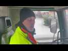 Neige à Hazebrouck : immersion à bord d'une déneigeuse aux côtés d'un agent de la ville