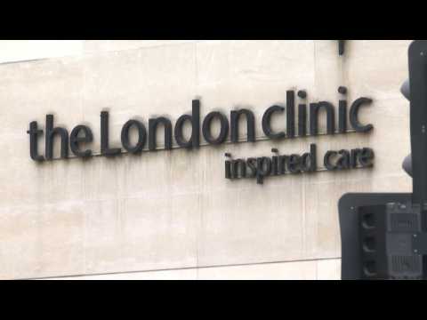 Scene outside 'The London Clinic', where UK's Princess Kate recovering after surgery