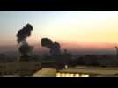 Smoke rises above Gaza's Khan Yunis amid Israeli strikes