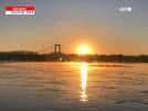 VIDÉO. Lever de soleil glacé mais sublimé sur les bords de Loire