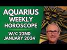 Aquarius Horoscope Weekly Astrology from 22nd January 2024