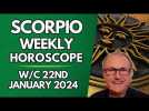 Scorpio Horoscope Weekly Astrology from 22nd January 2024