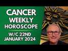 Cancer Horoscope Weekly Astrology from 22nd January 2024
