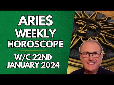 Aries Horoscope Weekly Astrology from 22nd January 2024