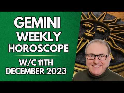 Gemini Horoscope Weekly Astrology from 11th December 2023