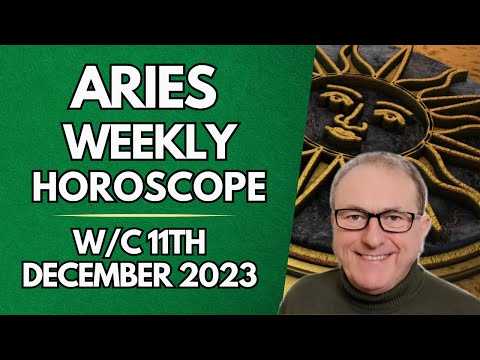 Aries Horoscope Weekly Astrology from 11th December 2023