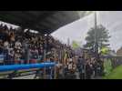 Coupe de France : L'ambiance à la fin du match entre les supporters de Blériot et les joueurs
