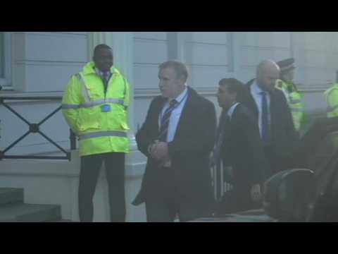 UK Prime Minister arrives to give evidence at Covid-19 Inquiry