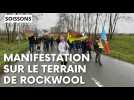 150 personnes manifestent contre Rockwool à Courmelles
