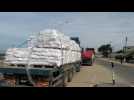Aid arrives in Gaza through Rafah - Label : AFPTV - First images - Category : News