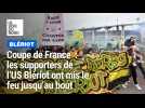 Coupe de France (8e tour) : les supporters de l'US Bleriot mettent l'ambiance