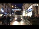 VIDÉO. Un camion resté bloqué pendant une demi-heure en centre-ville d'Angers