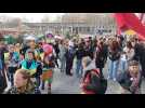 VIDÉO. À Brest, une manifestation pour protester contre le projet de loi immigration