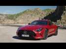 The new Mercedes-AMG GT 63 4MATIC+ Coupe Exterior Design in Patagonia Red