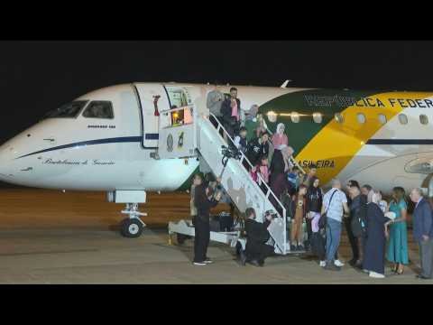 Brazilians evacuated from Gaza arrive in Brasilia