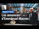 Inondations: les annonces d Emmanuel Macron