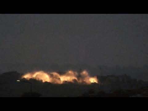 Large explosion in the northern Gaza Strip