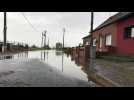 Inondations: la situation au hameau du Sart