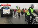 VIDÉO. Des cyclistes font leur « Vélorution » pour dénoncer le projet de 2x2 voies à La Vraie-Croix
