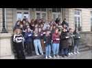 Valenciennes, une chanson de Hoshi en langue des signes par des élèves de la Sagesse