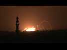 Fire erupts after Israeli strike on Rafah