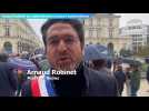 Arnaud Robinet au rassemblement contre l'antisémitisme à Reims