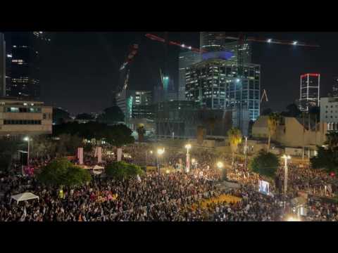 People demonstrate in Tel Aviv to demand release of Hamas hostages