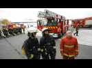 A la nouvelle école des pompiers de Paris, la flamme olympique anime les recrues