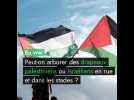 Peut-on arborer des drapeaux palestiniens ou israéliens en rue et dans les stades ?