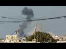 Smoke billows following Israeli strikes on Rafah