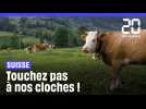 Suisse : Les vaches suisses sont priées d'arrêter de faire du bruit avec leur grosse cloche