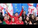 Géorgie : une foule immense dans les rues de la capitale pour fêter le statut de candidat à l'UE