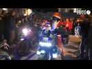VIDÉO. Les motards de Bignan défilent avec leurs motos illuminées pour Noël