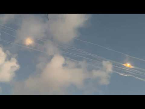 Rockets over Gaza as war rages on