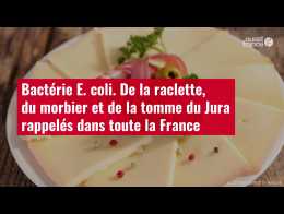 Bactérie E. coli : un duo de raclette et morbier visé par un rappel de  produits dans toute la France