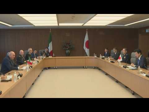 Japan and Italy defence ministers meet in Tokyo