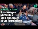 Les funérailles déchirantes de Samer Abou Daqa, journaliste tué par une frappe israélienne
