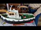 Il fabrique des maquettes de bateau, à Mers-les-Bains