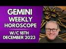 Gemini Horoscope Weekly Astrology from 18th December 2023
