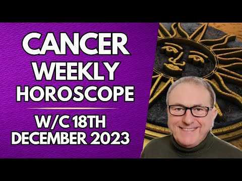 Cancer Horoscope Weekly Astrology from 18th December 2023